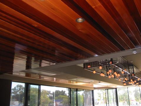 Front Bar – Timber and Plasterboard Ceilings